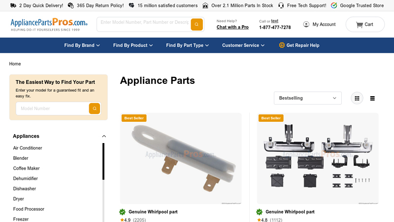 Appliance Parts