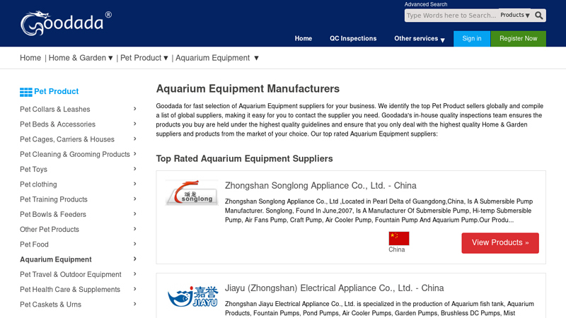 Aquarium Equipment Manufacturers