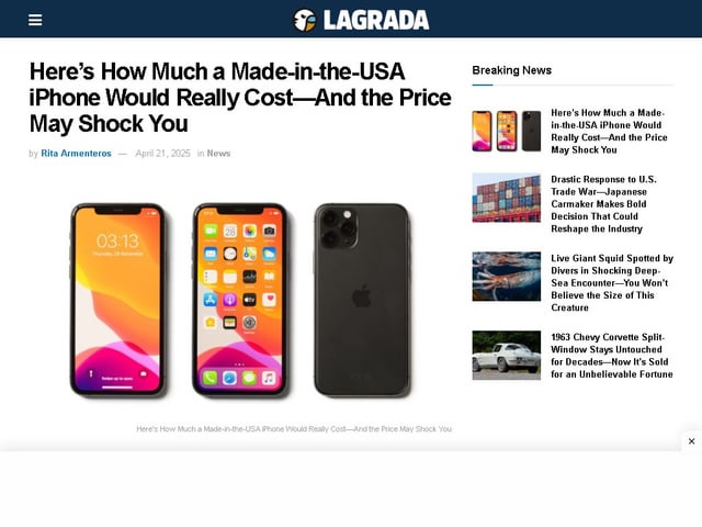 Are any iPhones made in the USA?