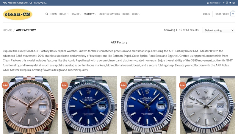 ARF Factory Rolex CN Watch Replica