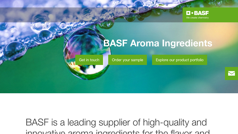 Aroma ingredients »Top products for flavors & fragrances