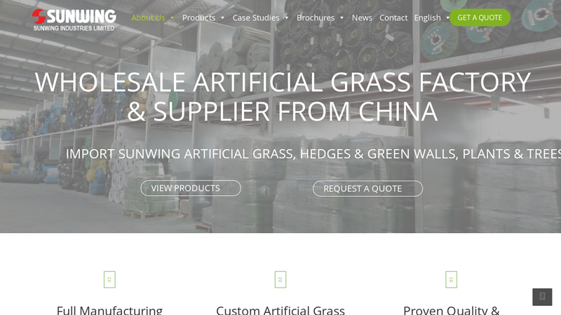 Artificial Grass Factory, Turf Manufacturer in China