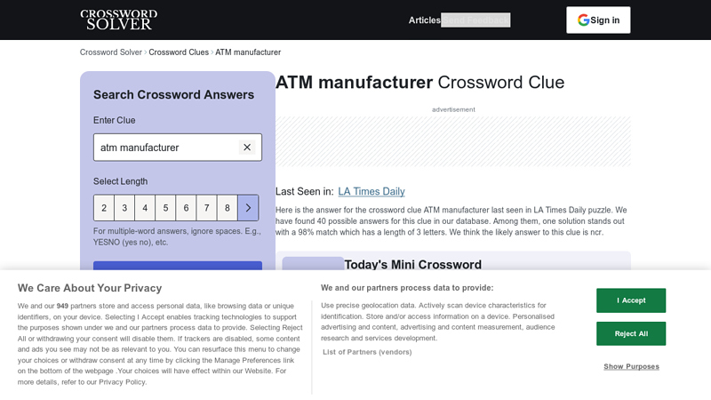 ATM manufacturer