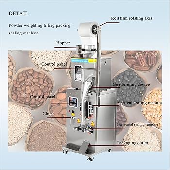 Illustrative example of automatic pouch packing machine from Google Search