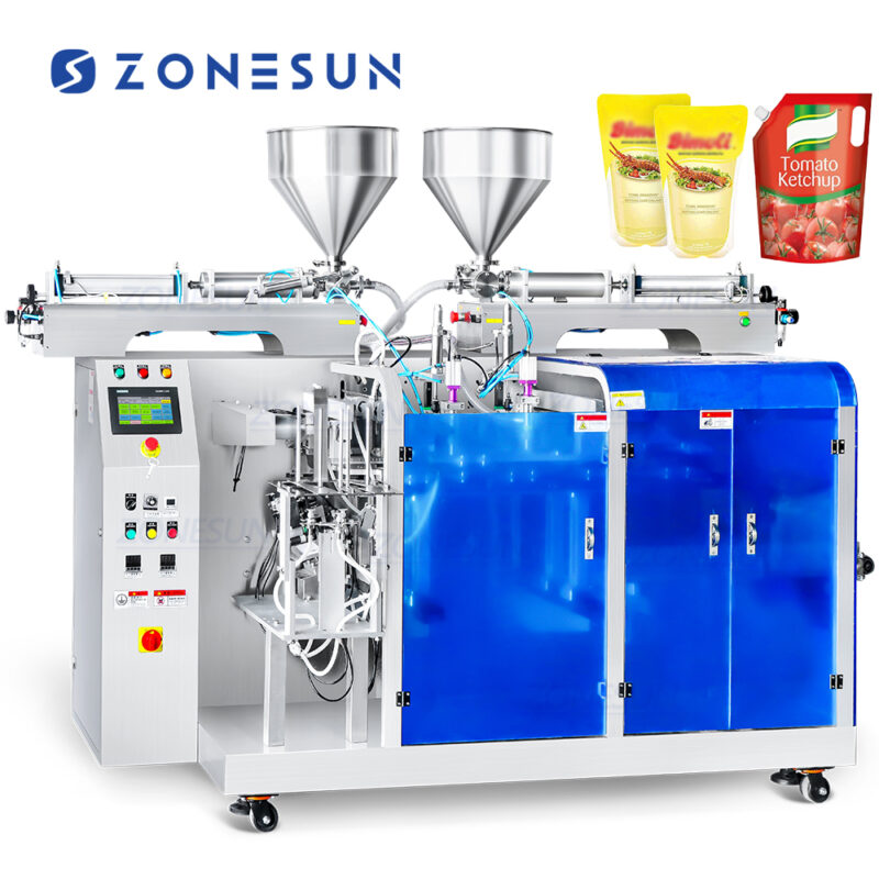 Illustrative example of automatic pouch packing machine from Google Search