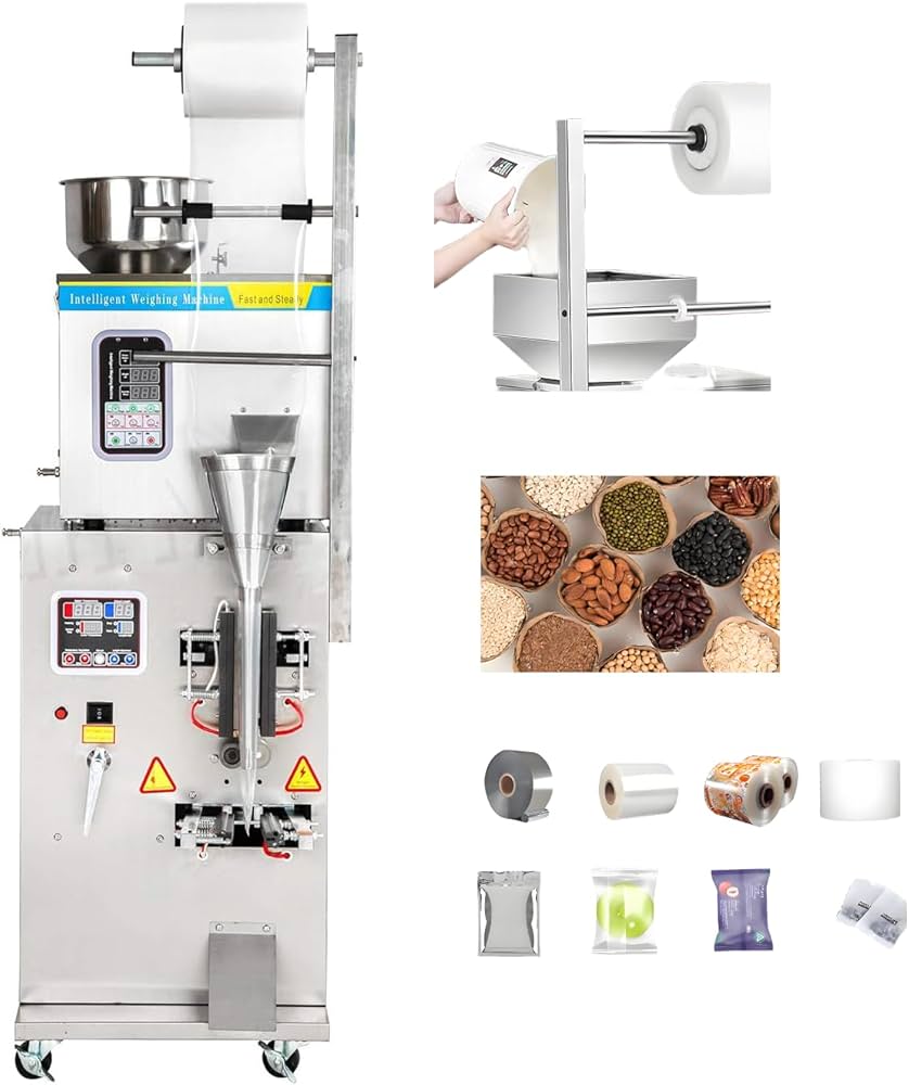 Illustrative example of automatic pouch packing machine from Google Search