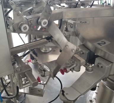 Illustrative example of automatic pouch packing machine from Google Search