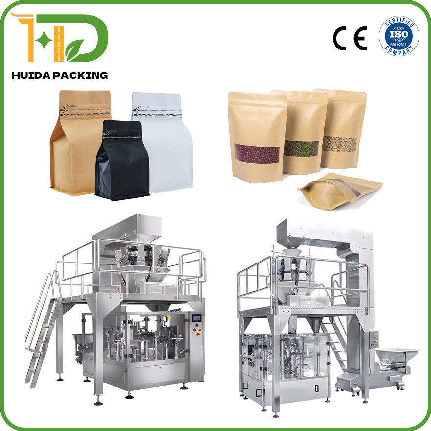 Illustrative example of automatic pouch packing machine from Google Search