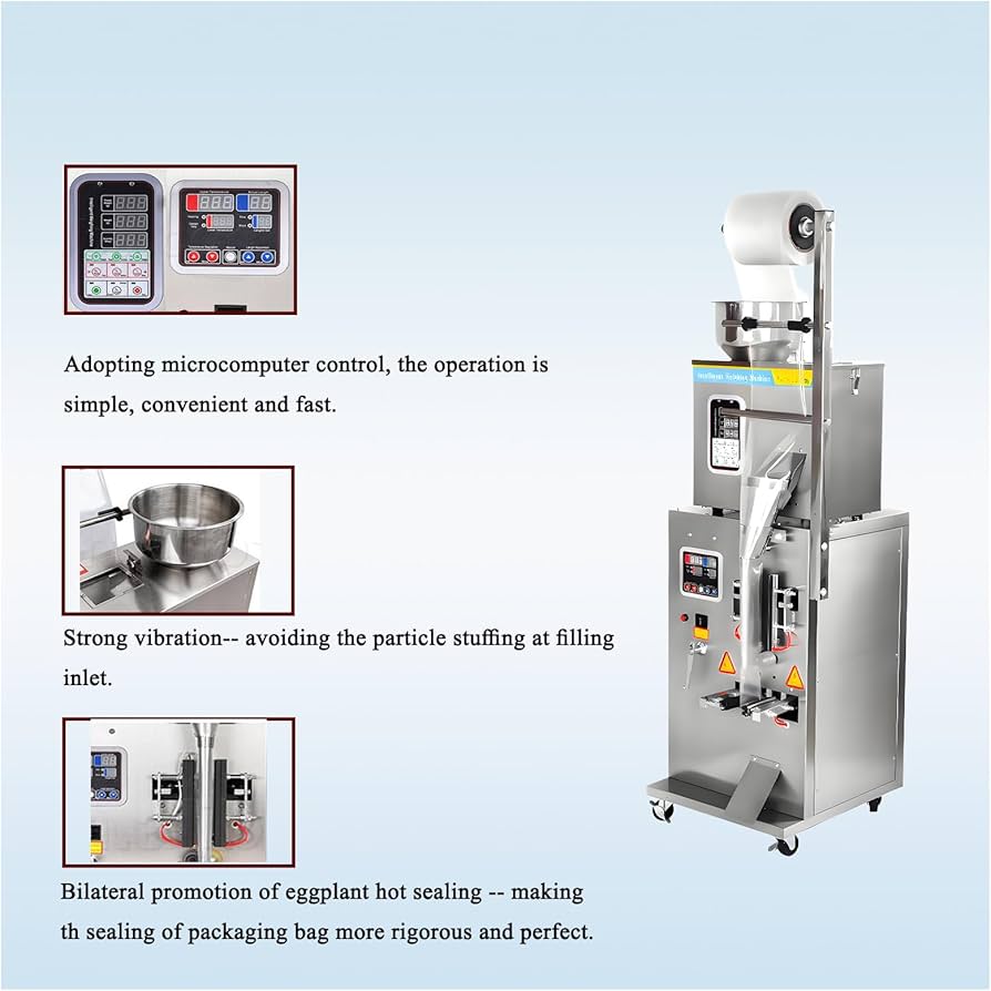 Illustrative example of automatic pouch packing machine from Google Search
