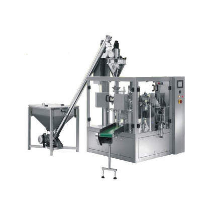 Illustrative example of automatic pouch packing machine from Google Search