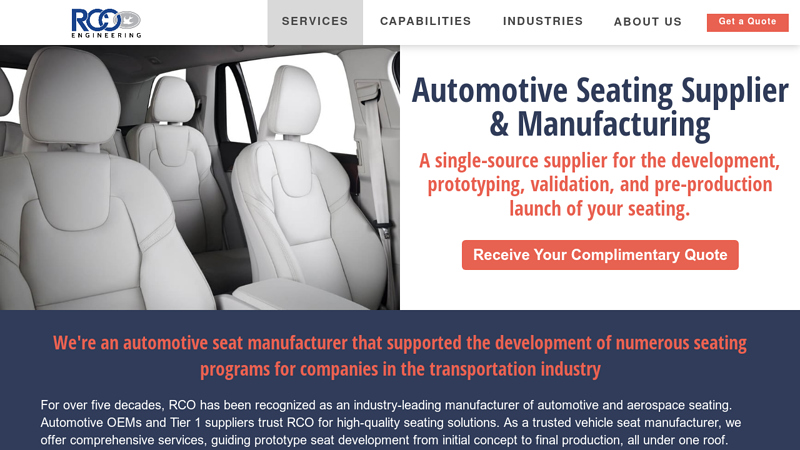 Automotive Seating Manufacturer & Supplier