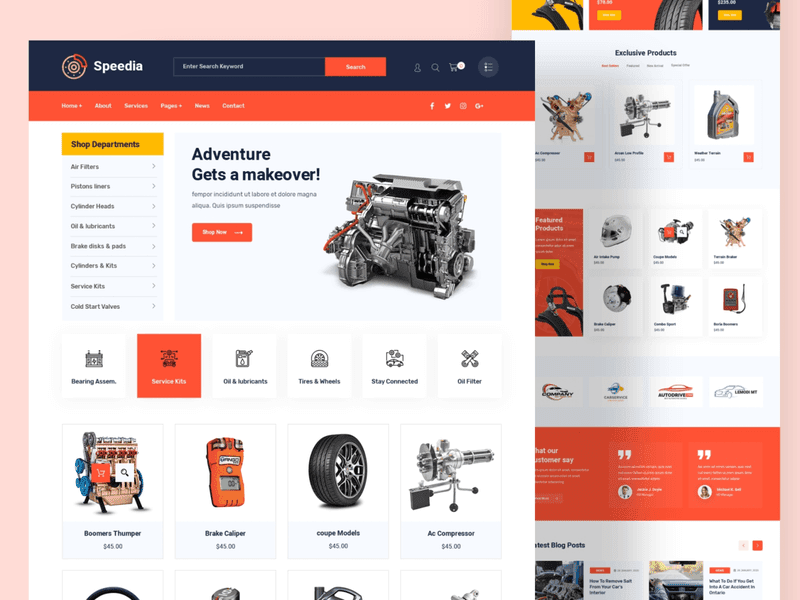 Illustrative example of autoparts from Google Search