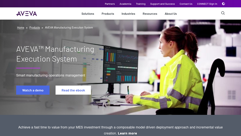 AVEVA™ Manufacturing Execution System (MES)
