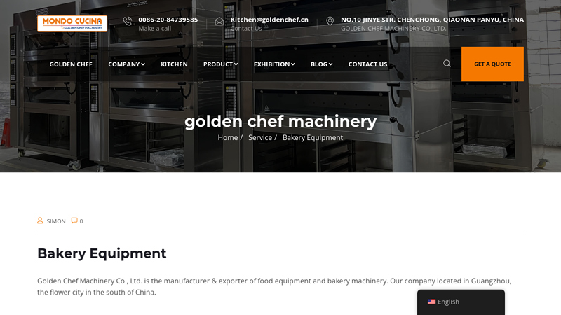 Bakery Equipment