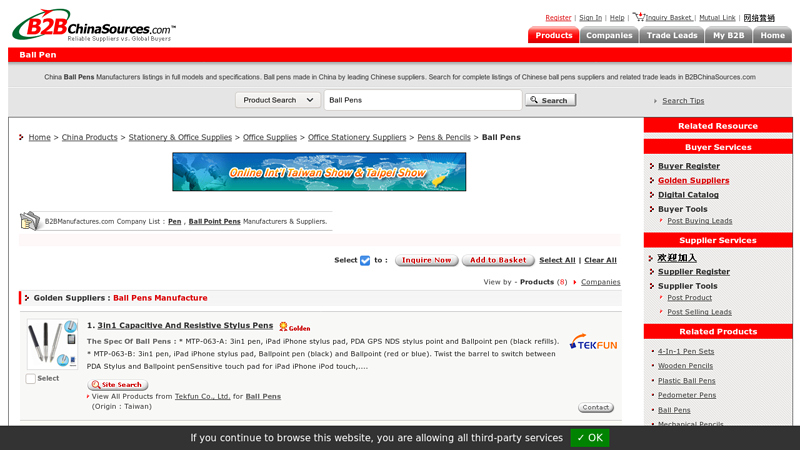 Ball Pens Manufacturers