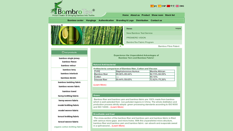 Bamboo Fabric and bamboo yarn and bamboo towel and modal ...