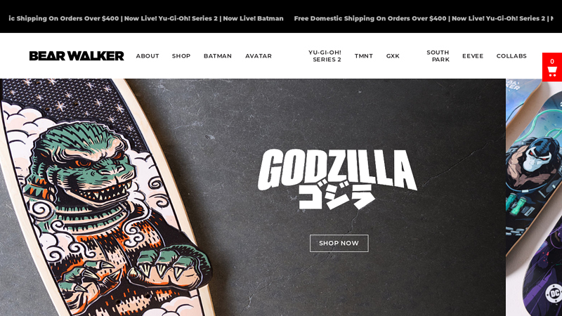 Bear Walker Custom Skateboards