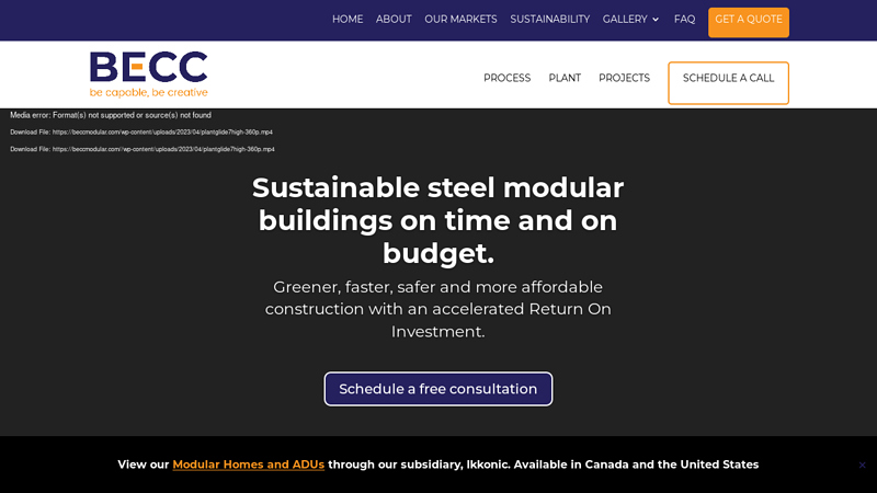 - BECC MODULAR