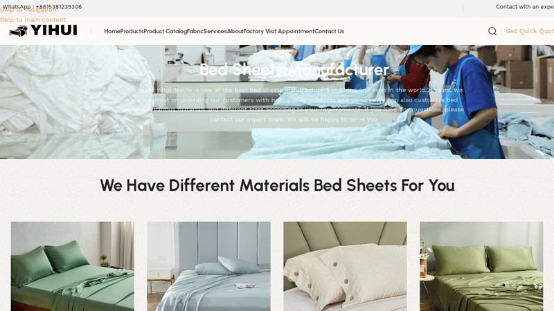 Bed Sheets Manufacturer & Supplier