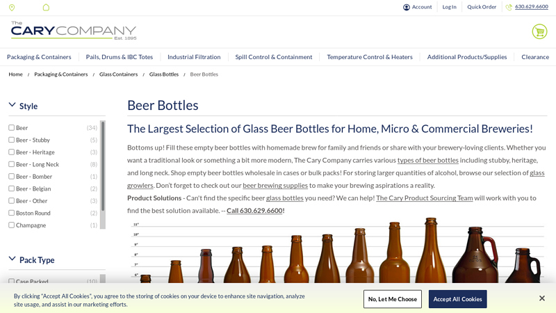 Beer Bottles Wholesale & Bulk