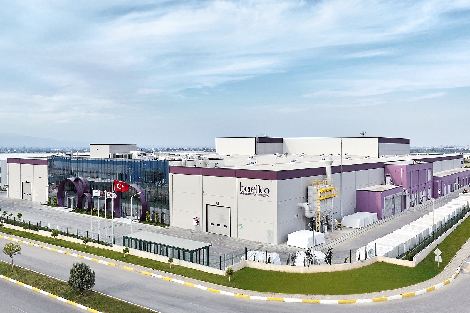 Belenco Quartz Surfaces. Breton factories Turkey