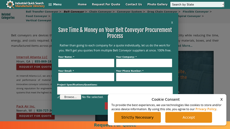 Belt Conveyor Suppliers