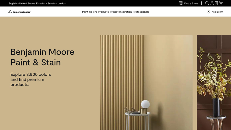 Benjamin Moore Paints & Exterior Stains