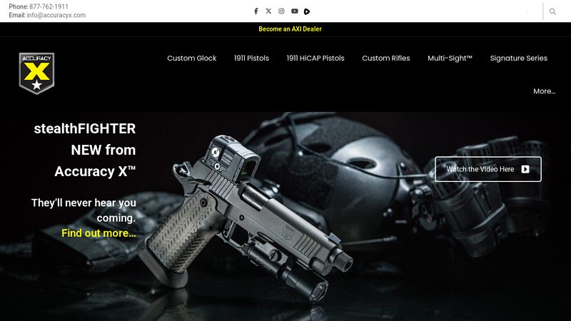 Best Custom 1911 Pistols, 2011 Pistols, Glocks, and Rifles