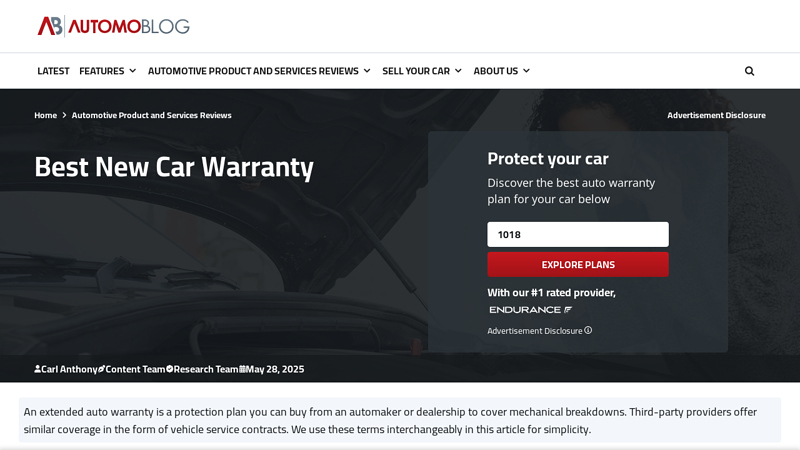 Best New Car Warranty