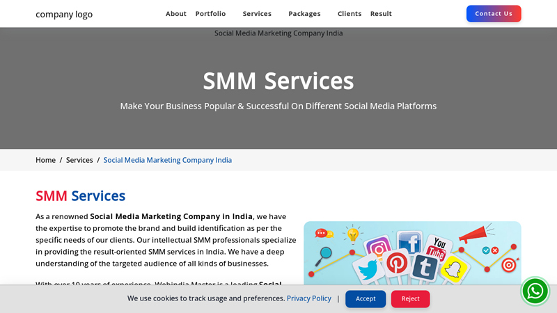 Best SMM (Social Media Marketing) Services by WebIndia Master