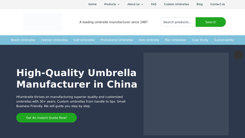 Best Umbrella Manufacturer & Custom Umbrella Supplier in China