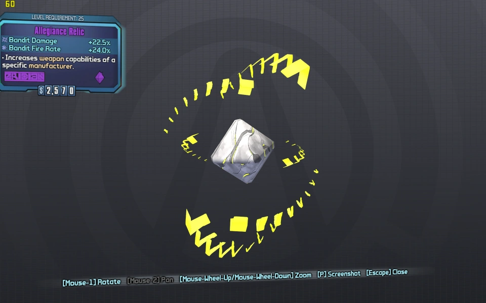 Bl2 Best Allegiance Relic For All industry insight