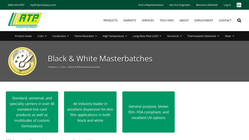 Black & White Masterbatches