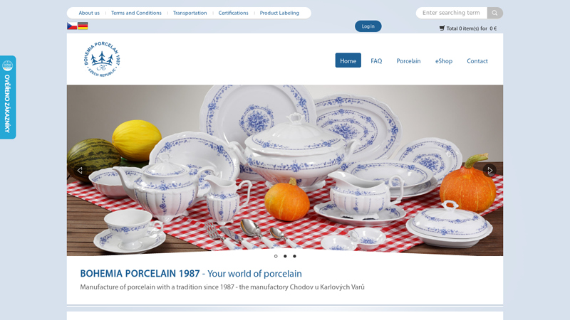 Bohemia Porcelain 1987