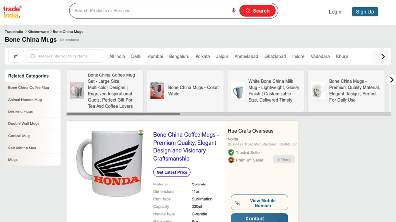 Bone China Mugs