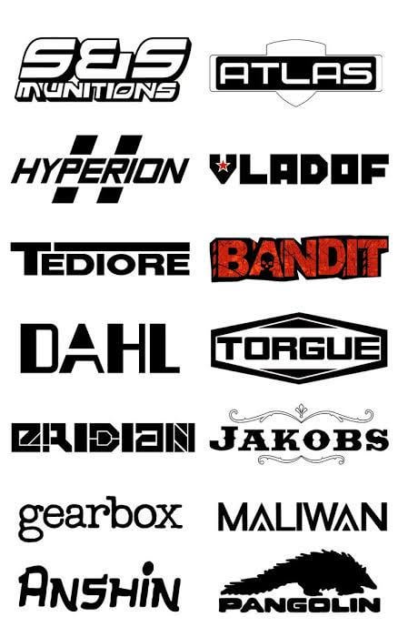 Borderlands Weapons Manufacturer Guide