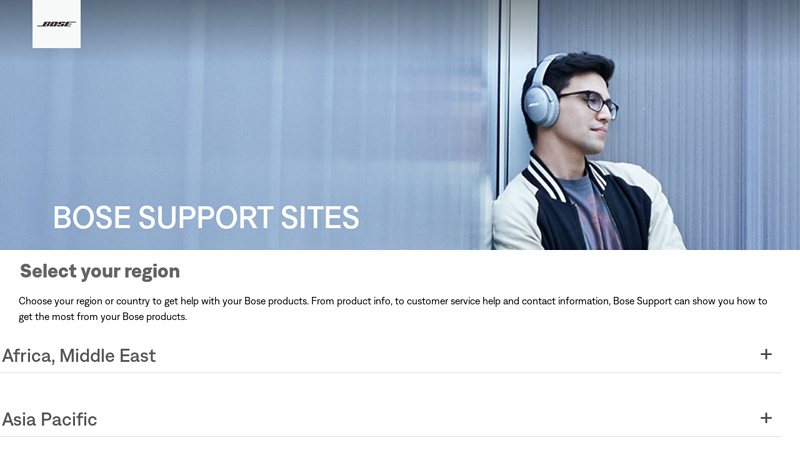 bose support sites
