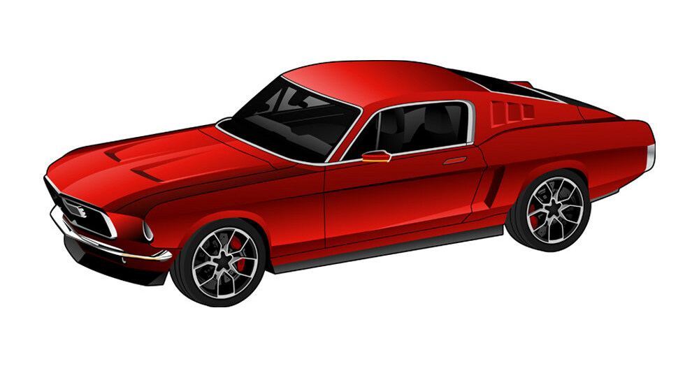 Brand New Muscle Car