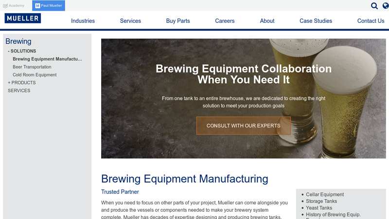 Brewing Equipment Manufacturing - Brewing