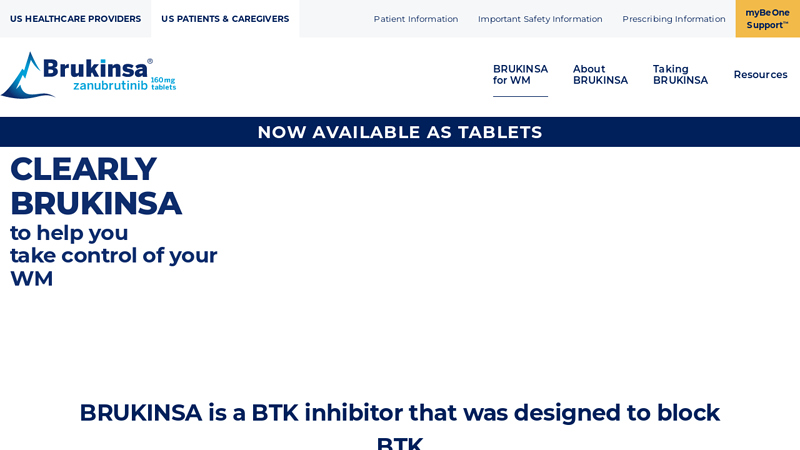 BRUKINSA® (zanubrutinib) for WM