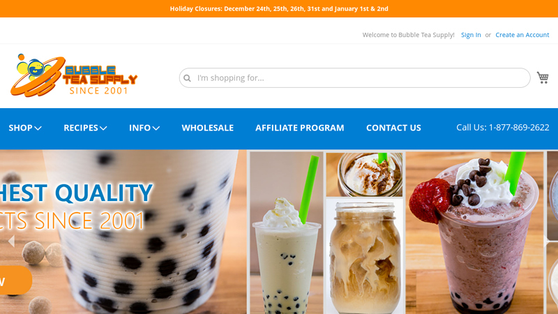 Bubble Tea Supply
