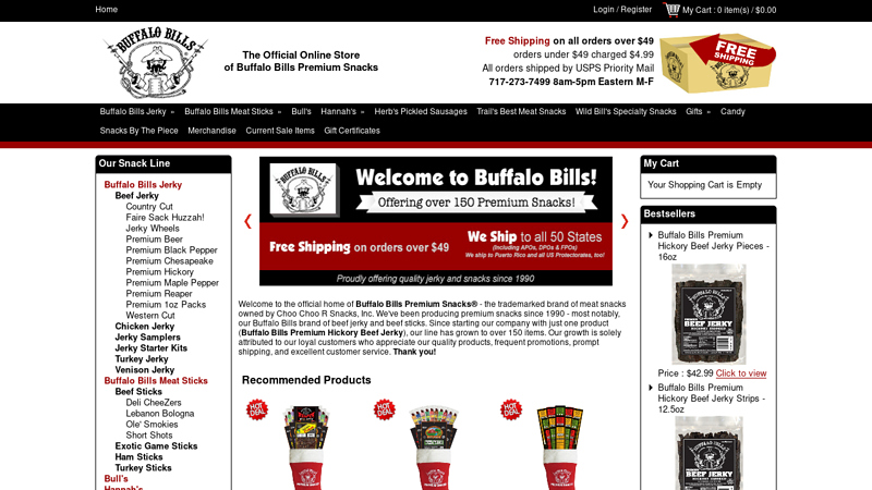 Buffalo Bills Beef Jerky