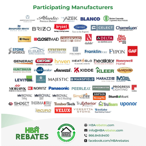 Builders Rebate Program