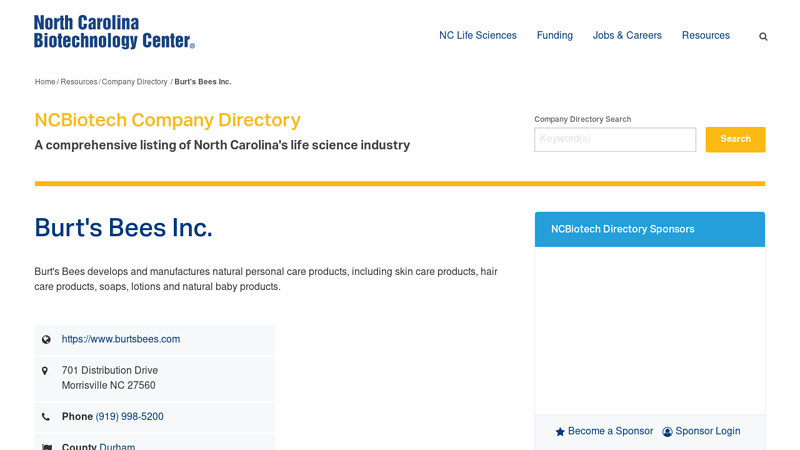 Burt's Bees Inc.