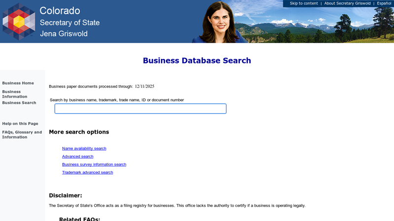 Business Search