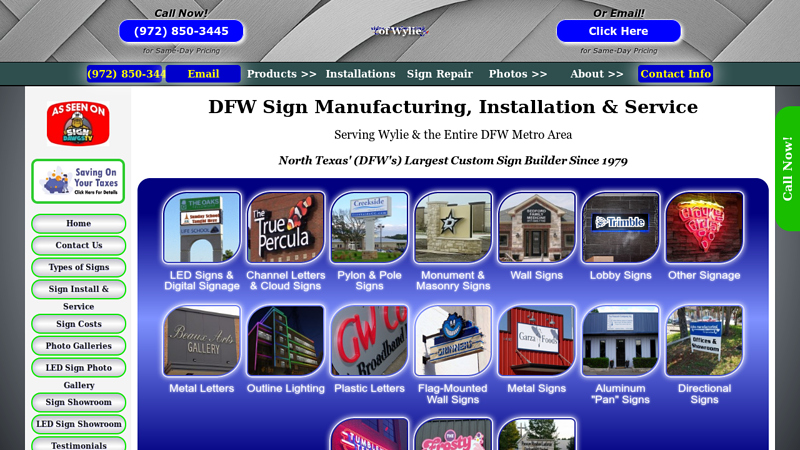 Business Signs near Wylie TX
