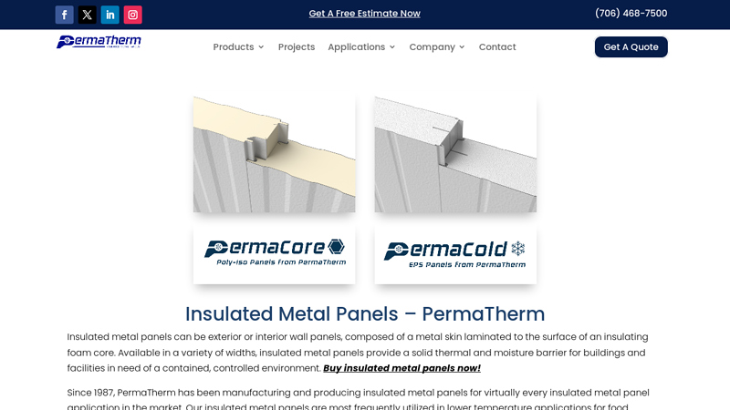 Buy Insulated Metal Panels