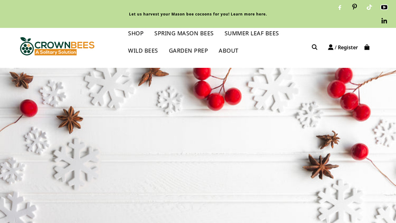 Buy Mason & Leaf Bees, Bee Houses & Kits