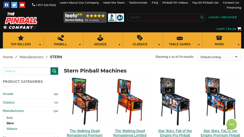 Buy Stern Pinball Machines