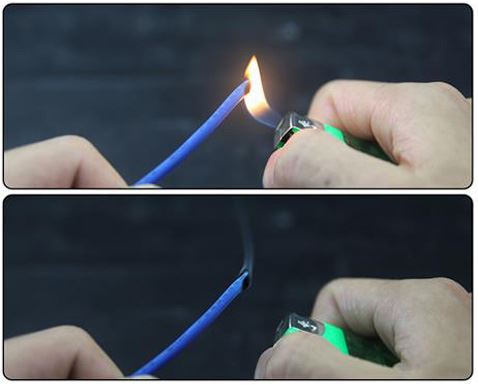 Cable de fibra óptica resistente al fuego